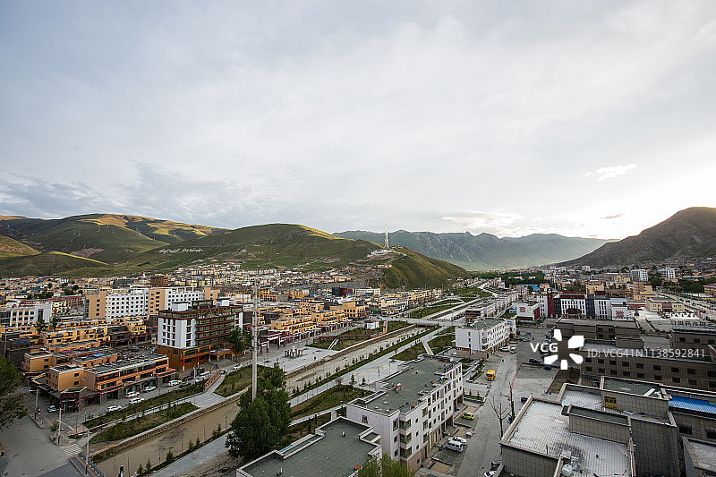 中国青海玉树市图片素材