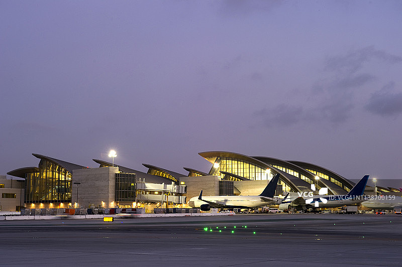 洛杉矶国际机场布拉德利航站楼图片素材