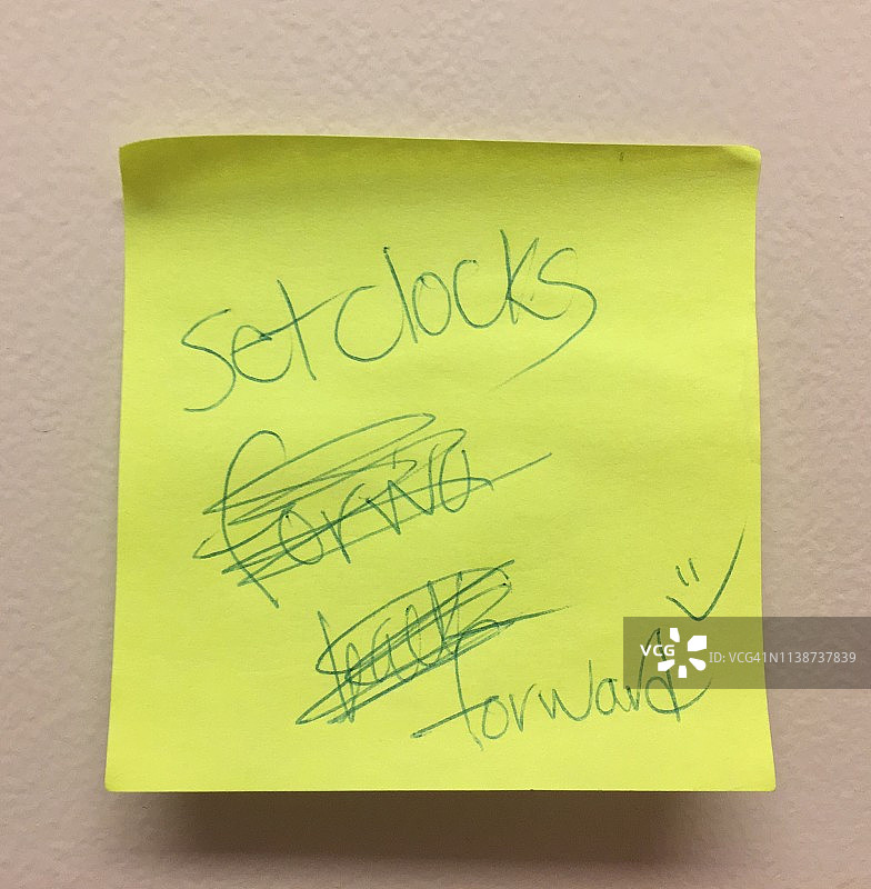 幽默：夏令时图片素材