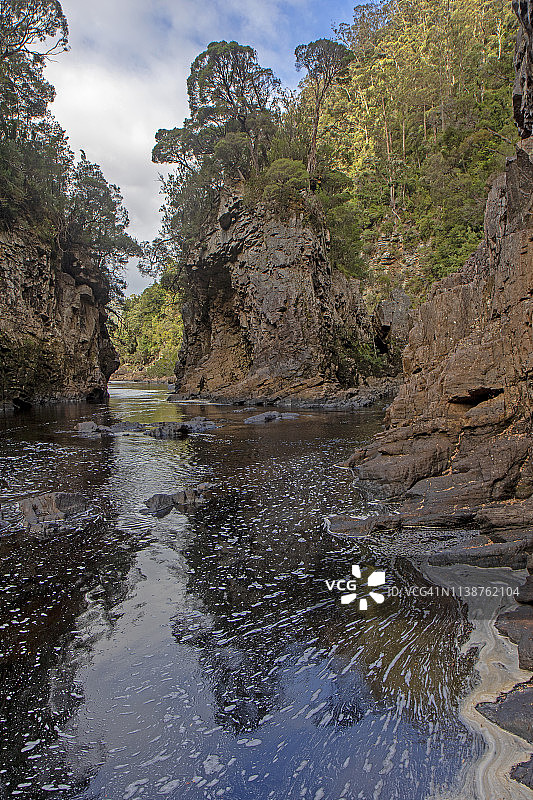 富兰克林河上的罗克艾兰弯图片素材