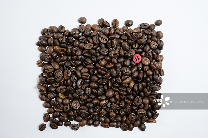 随机烘焙的咖啡豆图片素材
