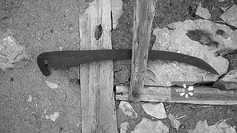 旧镰刀图片素材