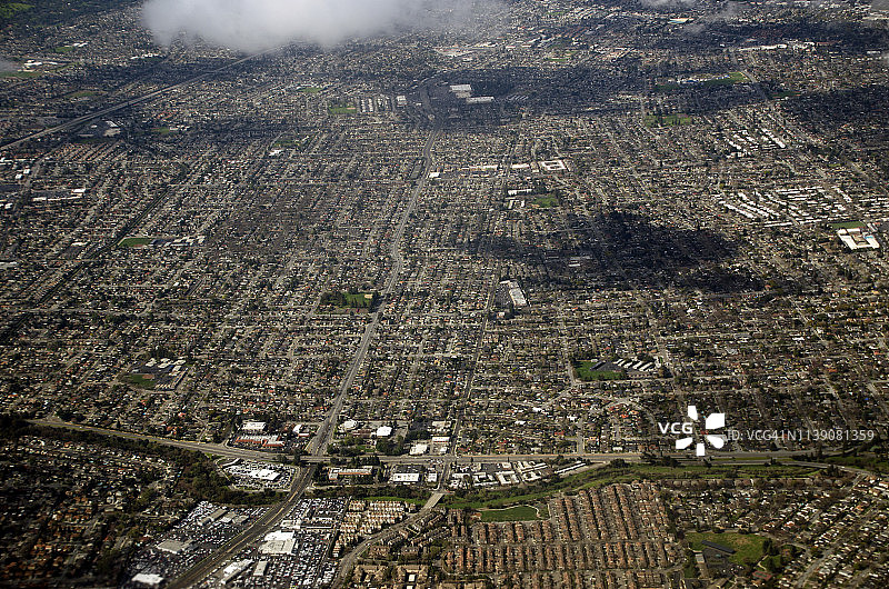 圣何塞加利福尼亚州航拍景观图片素材