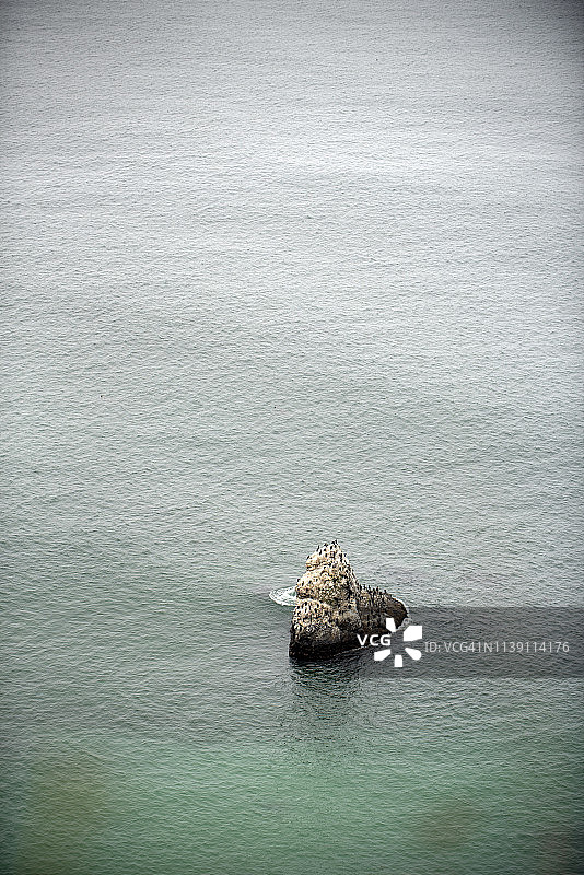 美国加利福尼亚州和俄勒冈州海岸沿线的101号公路图片素材