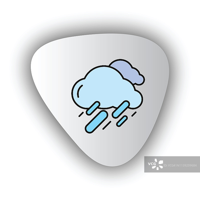 雨云图标图片素材