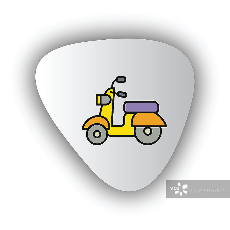 矢量滑板车图片素材