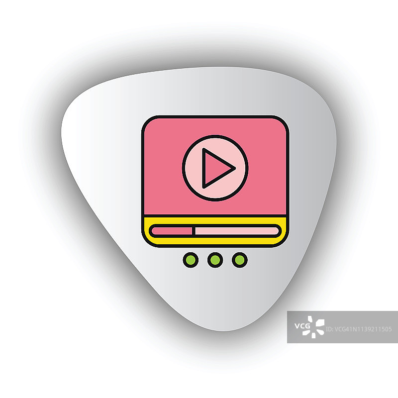 视频播放器界面图片素材