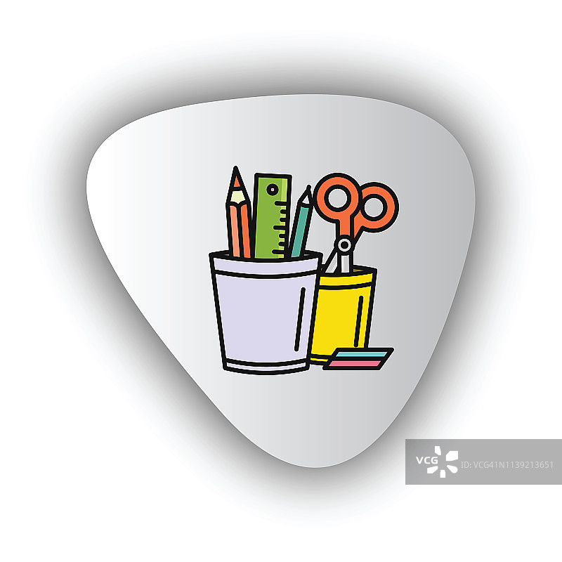 笔和铅笔文具图片素材