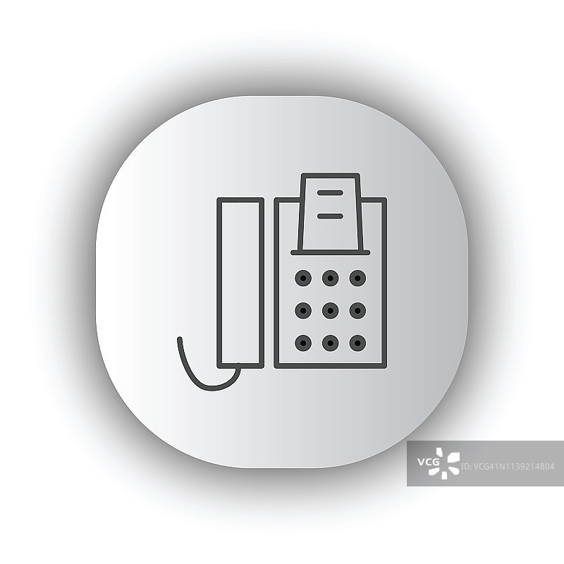 传真通信图标图片素材