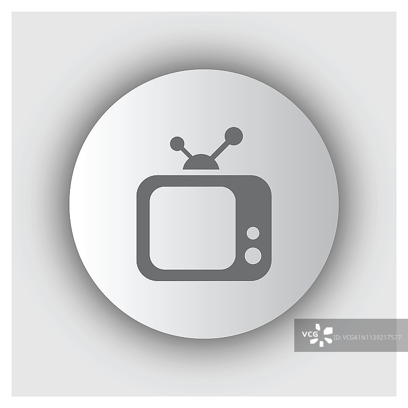 带天线的电视机图片素材