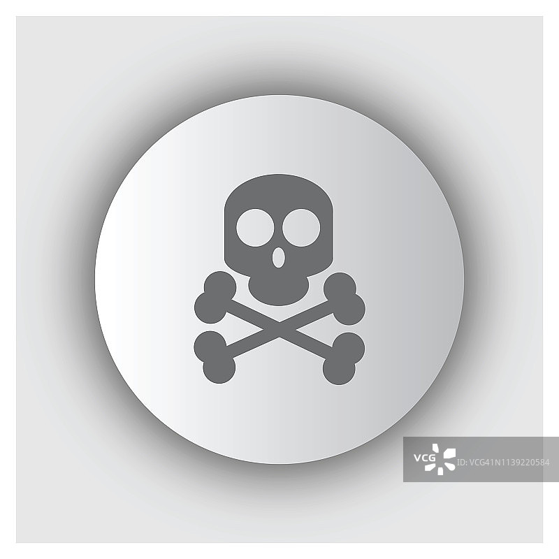 万圣节骷髅交叉骨图片素材