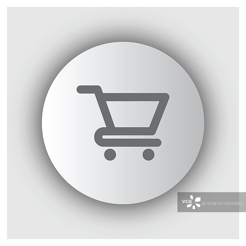 扁平风格购物车图标图片素材