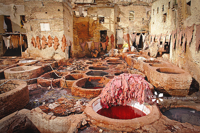 菲斯皮革制革厂图片素材