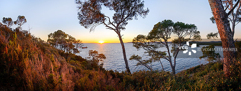 莱奥贝海岬日落图片素材
