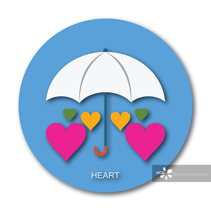 呵护你的心脏插画图片素材