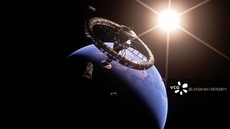 空间站图片素材
