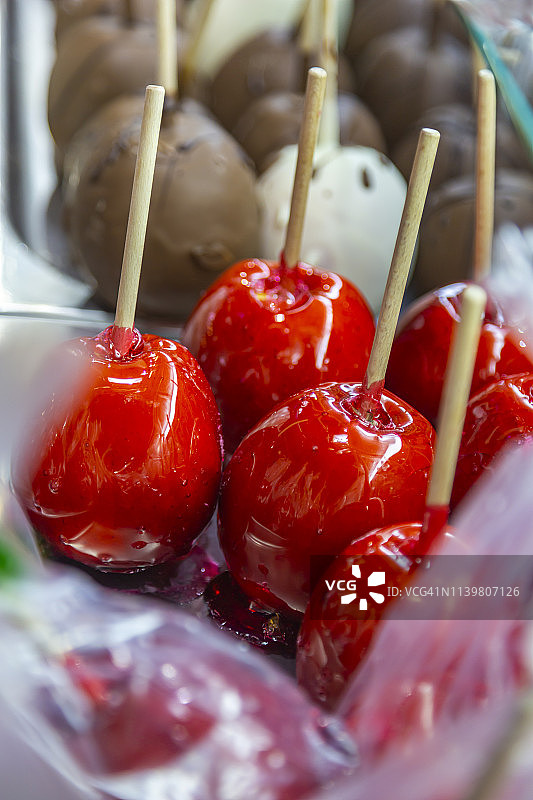 太妃糖苹果图片素材