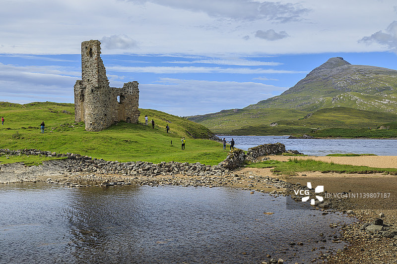 欧洲苏格兰的阿德弗雷克城堡图片素材