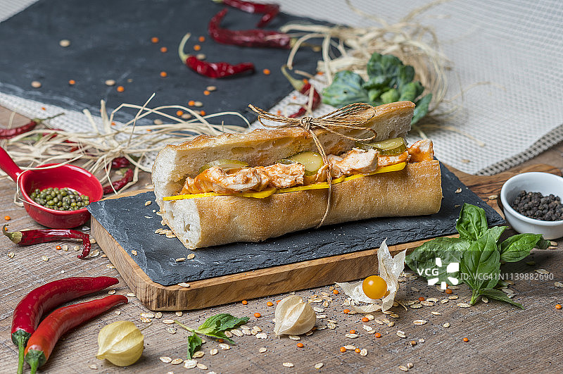 美味三明治图片素材