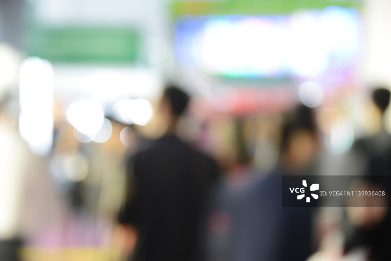 贸易展览会公共展览虚化背景图片素材
