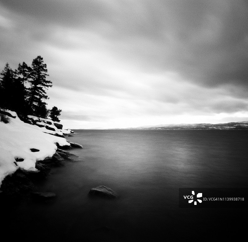 蒙大拿州平头湖图片素材