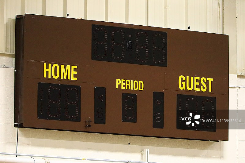 关闭的数字记分牌图片素材