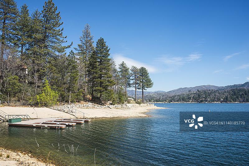 美国加利福尼亚州箭头湖风光图片素材