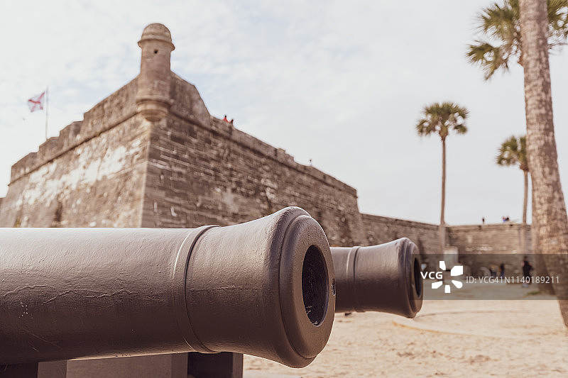 马坦萨斯堡与大炮图片素材