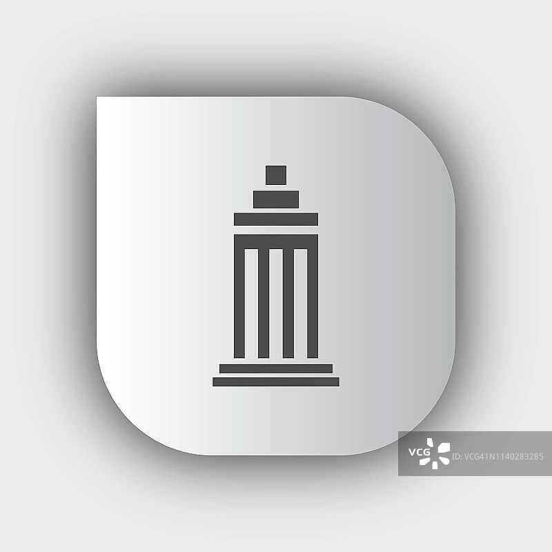 大城市矢量线条图标图片素材