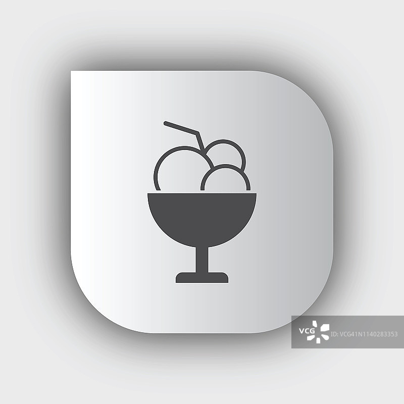 冰淇淋碗图片素材