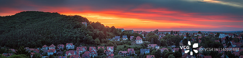 韦尼格罗德的浪漫日落图片素材