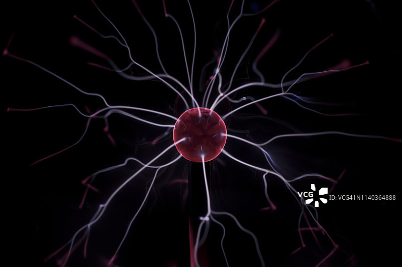 等离子球特写图片素材