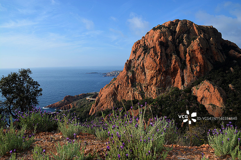 法国普罗旺斯埃斯特雷尔山图片素材