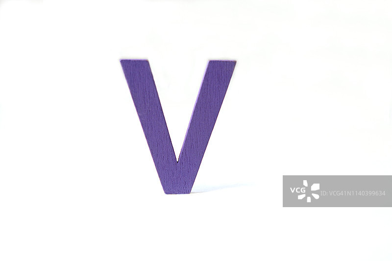 大写字母V图片素材