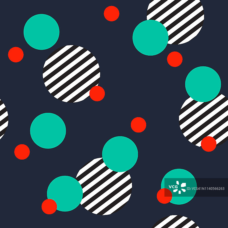 条纹圆形无缝抽象图案图片素材
