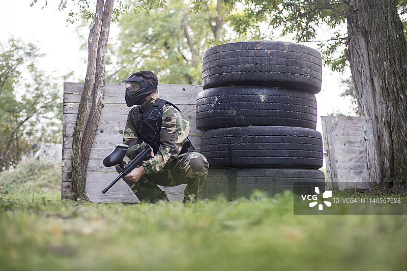 彩弹射击图片素材