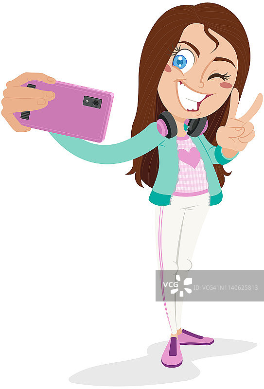 自拍美照图片素材