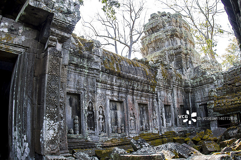 柬埔寨吴哥窟塔布笼寺图片素材