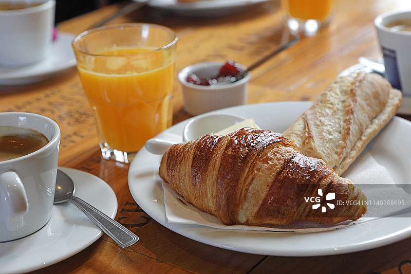 欧式早餐概览图片素材