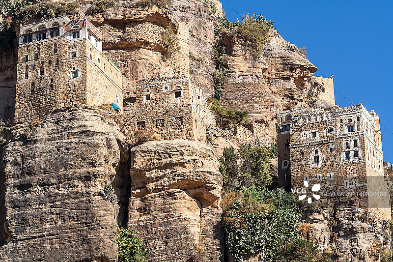 Al Tawilah镇的防御房屋图片素材