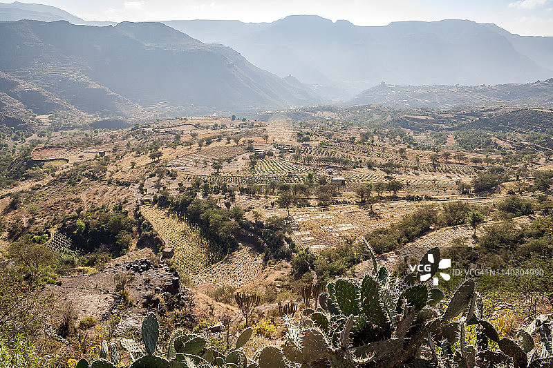 吉卜拉镇周边的梯田图片素材