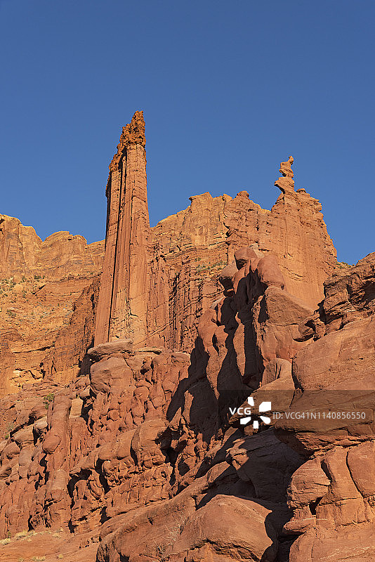 美国犹他州的渔夫塔图片素材