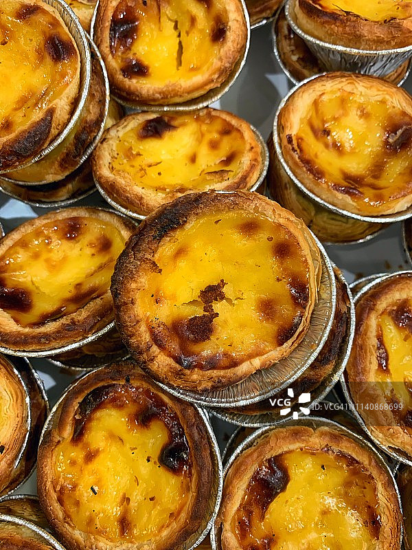 葡萄牙蛋挞，传统奶油馅饼图片素材