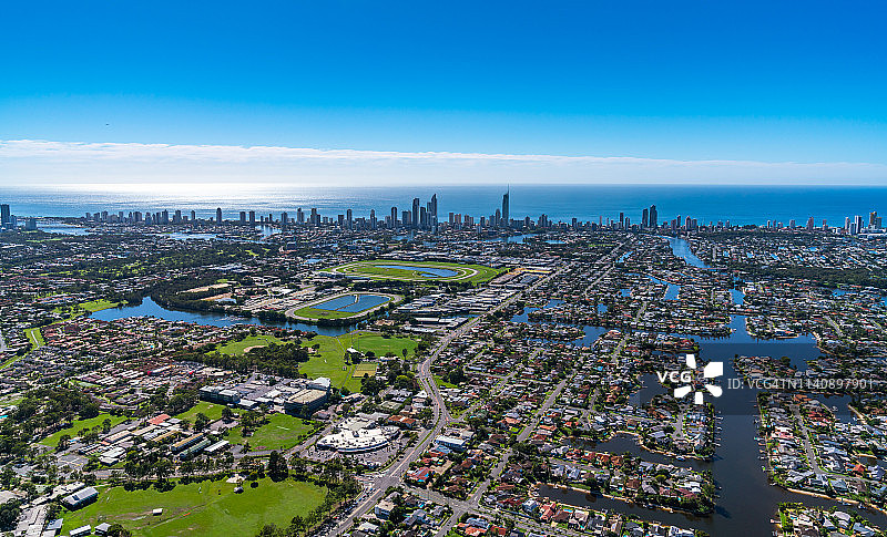 2019年澳大利亚昆士兰州黄金海岸航拍图片素材