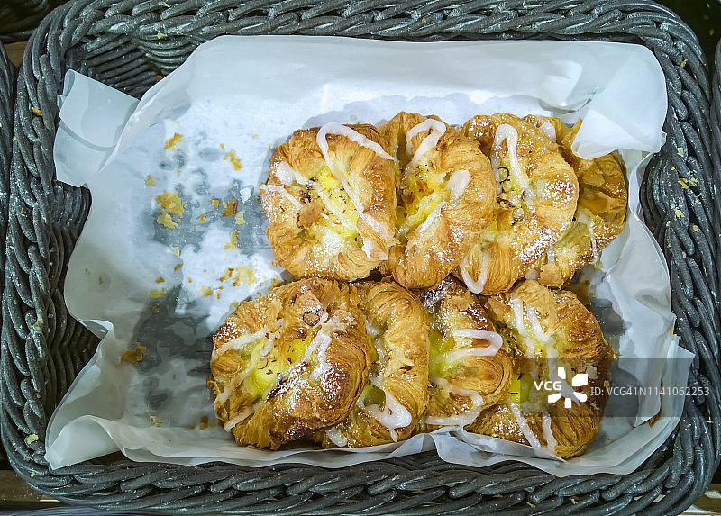 爱尔兰商店里的甜面包图片素材