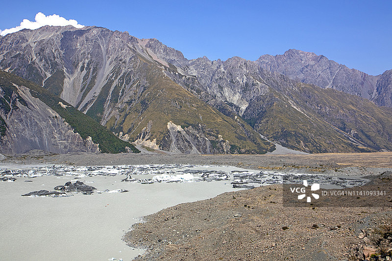 塔斯曼湖中的冰山图片素材