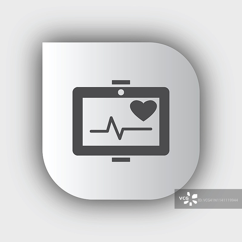 心跳图标，心脏病学符号图片素材