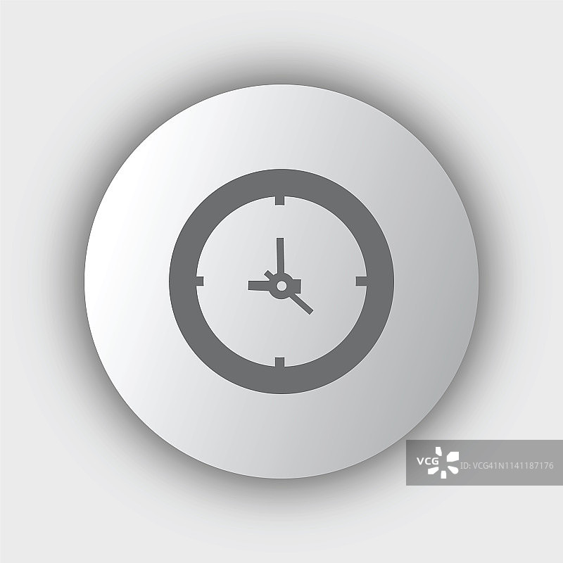 扁平风格时钟图标图片素材