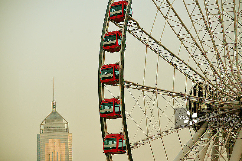 城市摩天轮图片素材
