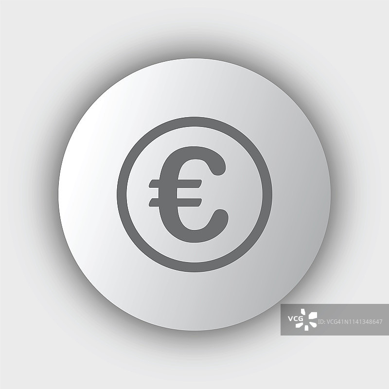 欧元硬币图标图片素材